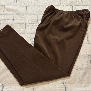 Denim 24/7 faux Suede Tall Black or Brown Pants